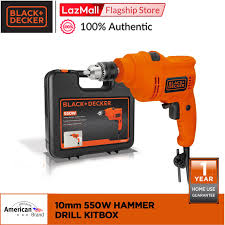 Black And Decker Hammer Drill Price Philippines Black Decker Tp555k B1 10mm 550w Hammer Drill Kitbox Lazada Ph