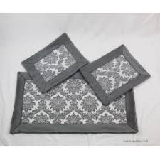 Check spelling or type a new query. Set Centrini In Tessuto Damasco Colore Grigio Perla