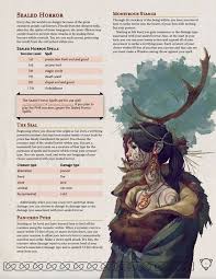 Sealed Horror Subclass Pdf Google Drive In 2020 Dungeons And Dragons Classes Dungeons And Dragons Homebrew Dnd Sorcerer