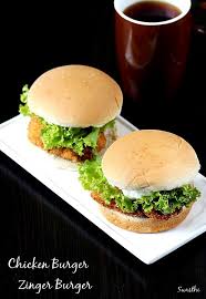 Chicken Burger Recipe Zinger Burger Kfc Style Chicken Burger Recipe Chicken Burgers Recipe Chicken Burgers Burger