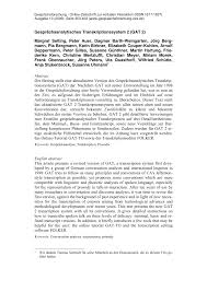 Țineți evidența pieselor și produselor cu acest șablon de inventar. Pdf Gesprachsanalytisches Transkriptionssystem Gat 2