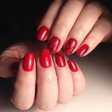 Nageldesigns In Rot 73 Inspirierende Ideen Fur Ihr Modernes Nageldesign Nagel Design Rot Moderne Nagel Nagellack Design