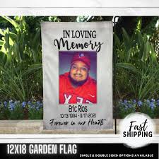 Memorial Garden Flag, in Loving Memory, Cemetery Decoration, Grief, Outdoor  Flag, Gravesite Marker, Memorial Garden, Head Stone, 12x18 Flag