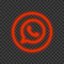 Hd Red Neon Outline Whatsapp Wa Round Circle Logo Icon Png Citypng Free app icon request and access to updates. hd red neon outline whatsapp wa round