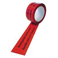 Verwendet sie die roten aufkleber mit dem hinweis, dass glas enthalten ist, zum beispiel bei ihrem umzug, einem paketversand oder um die kiste mit der weihnachtsdeko, den christbaumkugeln aus. Packband Vorsicht Glas 50 Mm X 66 M Rot