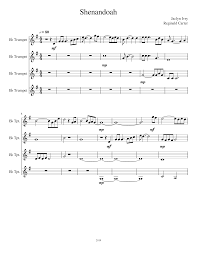 We give you 5 pages music notes partial preview, in order to continue read the entire shenandoah for bb trumpet solo and piano sheet music you need to signup, download music sheet notes in pdf format also available for offline reading. Shenandoah Sheet Music For Trumpet In B Flat Mixed Quartet Musescore Com