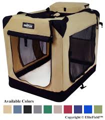 Details About Elitefield 3 Door Folding Soft Dog Crate Indoor Outdoor Pet Home Multiple