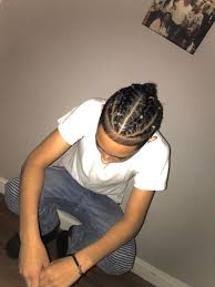 Mixed Stud Braids In 2020 Boy Braids Hairstyles Slick Hairstyles Two Braid Hairstyles