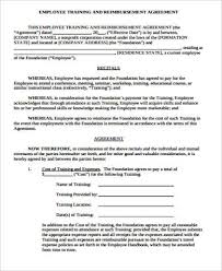 Contract staffing is where a business or organization hires an employee on the basis of a specific agreement. Free 10 Sample Training Agreement Templates In Ms Word Pdf