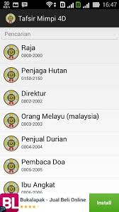 Yang namanya angka keberuntungan atau angka hoki, bisa datang darimana saja datangnya. Tafsir Mimpi Togel 2d 3d 4d For Android Apk Download