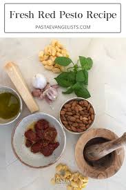 How To Make Our Famous Red Pesto Pasta Sauce Recipe Pesto Recipe Pesto Sauce For Pasta Red Pesto
