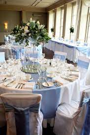 Sky Blue At Stubton Hall Www Modernheritagestyling Co Uk Sky Blue Weddings Blue Wedding Decorations Powder Blue Wedding