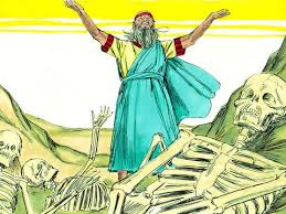 The Vision Of The Valley Of The Dry Bones Freebibleimages God Shows Ezekiel A Vision In Which A Valley Of Dry Bones Comes To Life Ezekiel 37 1 14 Valley Of Dry Bones Ezekiel Ezekiel 37
