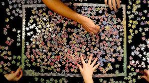 Just swipe or slide colored tiles to match and make perfect color gradient or spectrum or fill entire board with pattern. 1000 Piece Vibrating Color Puzzle Take My Money