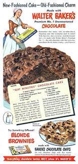 Baker S Chocolate 19511200 Household Vintage Recipes Retro Recipes Vintage Baking
