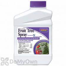 Carefully read and follow the spray schedule in table. How Should I Mix Ratio Of Bonide Fruit Tree Spray Concentrate To Treat Apple Trees