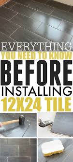 Its design is well suited for both indoor and outdoor use and makes an especially stylish touch for modern bathrooms. Everything You Need To Know Before Installing 12x24 Tile The Creek Line House