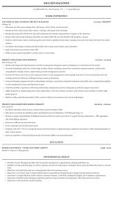 Providing financial reports and interpreting financial information to managerial staff while recommending further courses of action. Project Manager Banking Resume Sample Mintresume