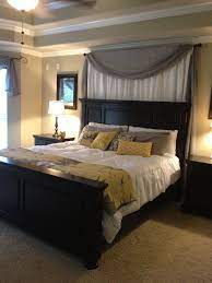 Good quality fabric and hangs well. Minus The Curtains White Grey Yellow Master Bedroom Absolutely Love The Black Furniture Yellow Master Bedroom Gray Master Bedroom Luxury Bedroom Master