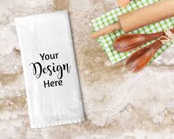Download Kitchen Towel Mockup Dish Towel Flat Lay Mockup White Kitchen Towel Flat Lay Your Design Here Canvas Posters Kitchen Towels Design Elements