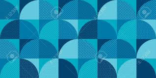 This fabric pattern is named after a branch of the it is perhaps best known as the former royal arms of france, depicted in gold on a blue field. Blue Geometric Patterns Patchwork Water And Sea Inspired Seamless Royalty Free Cliparts Vectors And Stock Illustration Image 111753519