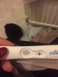 Clear Blue Pregnancy Test Faint Horizontal Line Pregnancy Test