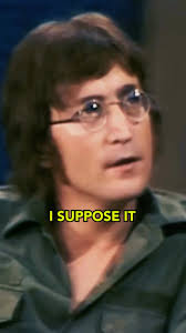 Our Beautiful John Lennon ❤️.. and no I don't know who he talking to...