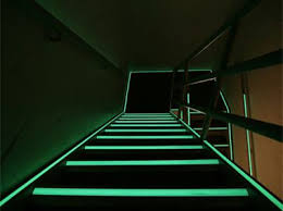 Rubber stair nosing that brings a professional finish to any hard surface such as tile, wood, or stone. Photoluminescent Step Edge Markings Ecoglo Ul Certified
