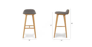 Sede Thunder Gray Oak Bar Stool Oak Bar Stools Bar Stools Grey Oak