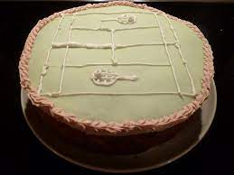 The queen had been given the sword for the task of cutting a large cake. Mary Berry S Victorian Tennis Court Cake Nightmare At The Net Let S Bake The Books