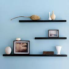 Meco Floating Wall Shelves Bookshelf Display Wall Shelf Storage Rack White Black Ebay Modern Floating Shelves Floating Shelves Floating Wall Shelves
