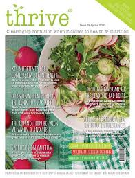 Make vitamins work better for your bo. Thrive Nutrition Magazine Issue Spring 2021