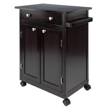 Full size wood top kitchen cart. Savannah Kitchen Cart Wood Coffee Winsome Target