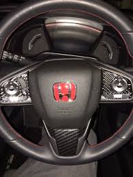 Black honda steering wheel emblem. Steering Wheel Emblems 2016 Honda Civic Forum 10th Gen Type R Forum Si Forum Civicx Com