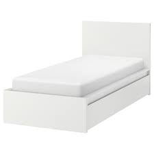 ➤ jetzt die so können sie das beistellbett über tag auch als stubenwagen nutzen und müssen dafür kein. Malm Bettgestell Hoch Mit 2 Schubkasten Weiss Luroy Ikea Deutschland