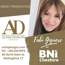 Today's presentation was from Fabi Giguere at ACHIQ Designs Jewelry and  Boutique located at 86 North Main Street, Wallingford, CT. , If you want to  learn more about our Jewelry Designer of the group, ...