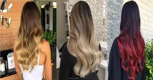 Sizzling, fire red ombre hair features shining red roots that gradually transition to blazing orange before turning to a glowing yellow on the ends. 25 Best Ombre Hair Color Ideas For Blond Brown Red And Black Hair
