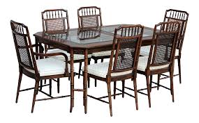 Pickup, delivery & in stores. Century Furniture Faux Bamboo Dining Set On Chairish Com Outdoor Furniture Sets Furniture Faux Bamboo
