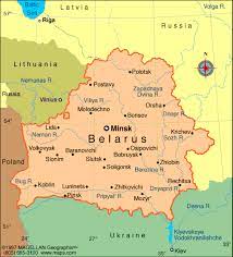 It is somewhat smaller than the island of great britain (229,848 km²), or slightly smaller than the u.s. Belarus Map Infoplease