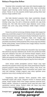 Apakah pergaulan bebas merupakan perilaku menyimpang? Tolong Dong Kak Brainly Co Id