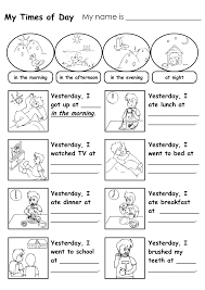 printable time of day worksheets pdf tarefas do jardim de infancia atividades ingles cursos gratuitos 