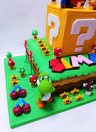 Super mario bros mario kart edible image cake decoratio. Super Mario Luigi Birthday Cake Celebration Cakes