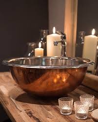 copper sink bathroom, basin