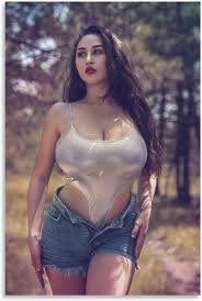 Louisa Khovanski Bikini Beauty Canvas Art Poster UAE | Ubuy