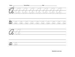 Your child can practice writing . Free Printable Cursive Handwriting Worksheets