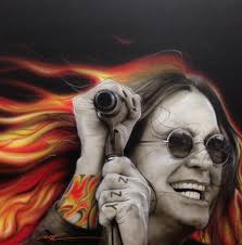 ozzy s fire by christian chapman art musician art celebrity art ozzy osbourne