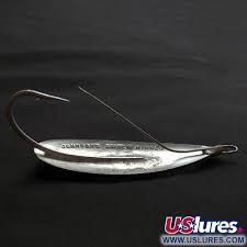 Vintage Johnson Silver Minnow, 3/4oz silver fishing spoon #22096