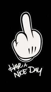 5 out of 5 stars. Funny Wallpaper Middle Finger Black Background Wallpaper For You Hd Wallpaper For Desktop Mobile
