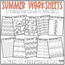 Welcome to the kindergarten worksheets and games website filled with thousands of free worksheets and educational activities for kindergartners. Summer Worksheets For Kindergarten Literacy And Math Printables And Activities Alleah Maree