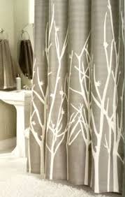 Hotel Twenty One Cotton Shower Curtain Branches Tree Sage Green Khaki 72 Inch By Rustic Shower Curtains Gray Shower Curtains Cotton Shower Curtain